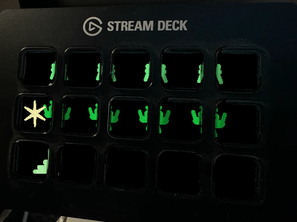 Alien Invasion shown running on a Stream Deck
