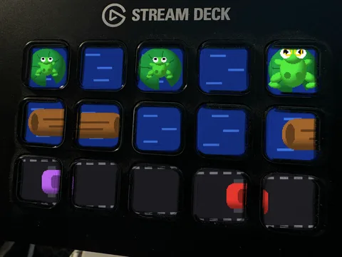 Frog Crossing — Stream Deck screensaver