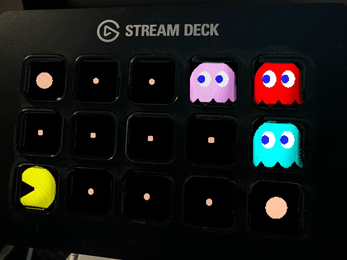 Maze Chase shown running on a Stream Deck