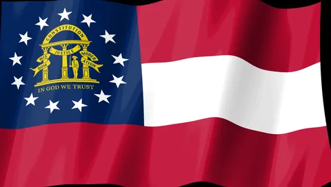 Georgia Flag — Stream Deck screensaver