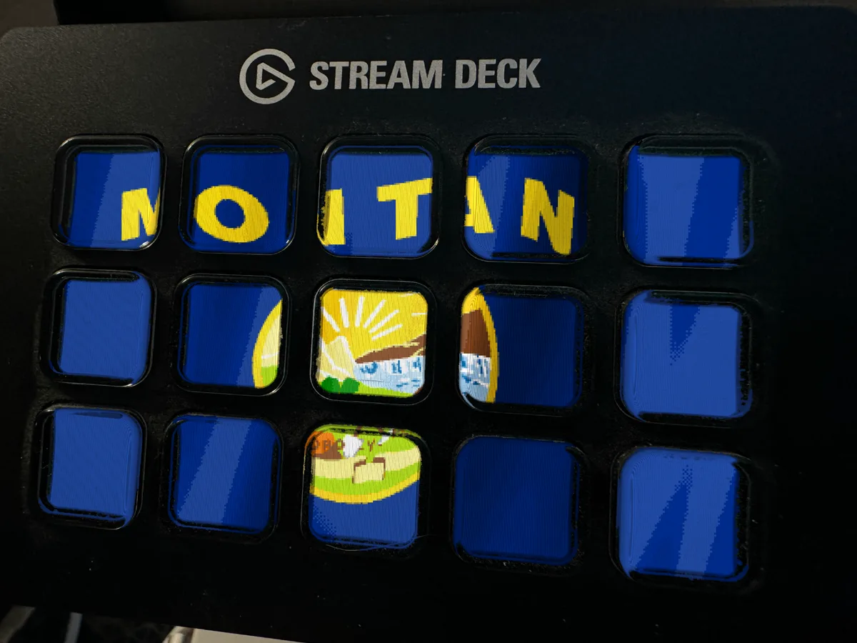 Montana Flag shown running on a Stream Deck
