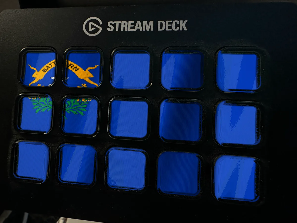 Nevada Flag shown running on a Stream Deck