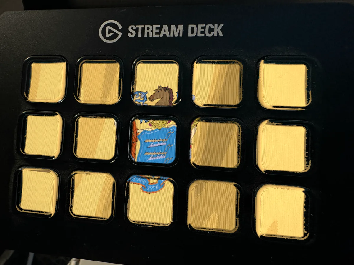 New Jersey Flag shown running on a Stream Deck