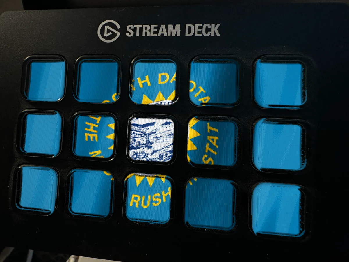 South Dakota Flag shown running on a Stream Deck