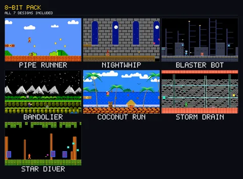 8-Bit Pack — Stream Deck screensaver pack